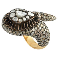 18K Yellow Gold 4.0ct Diamond Ring MF08-021926