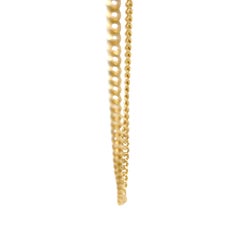18K Yellow Gold 4.35mm Curb Link Necklace