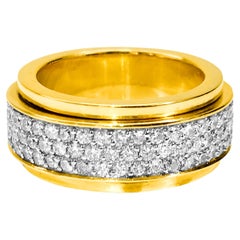 18 Karat Gelbgold, 4,50 Karat VVS Diamantring