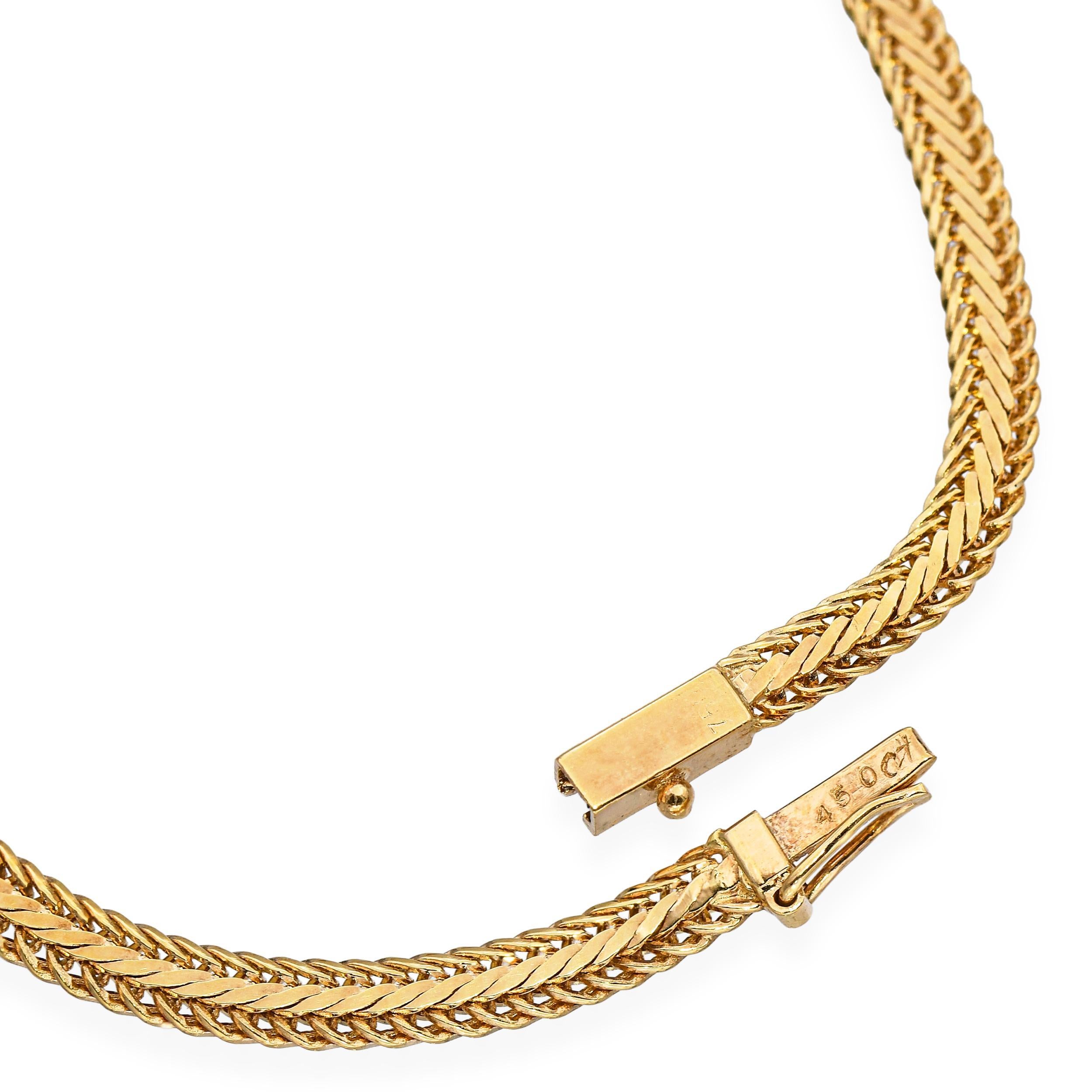 Collier en or jaune 18k composé de 4.55tcw rubis et 3.01tcw J VS diamant Pour femmes en vente