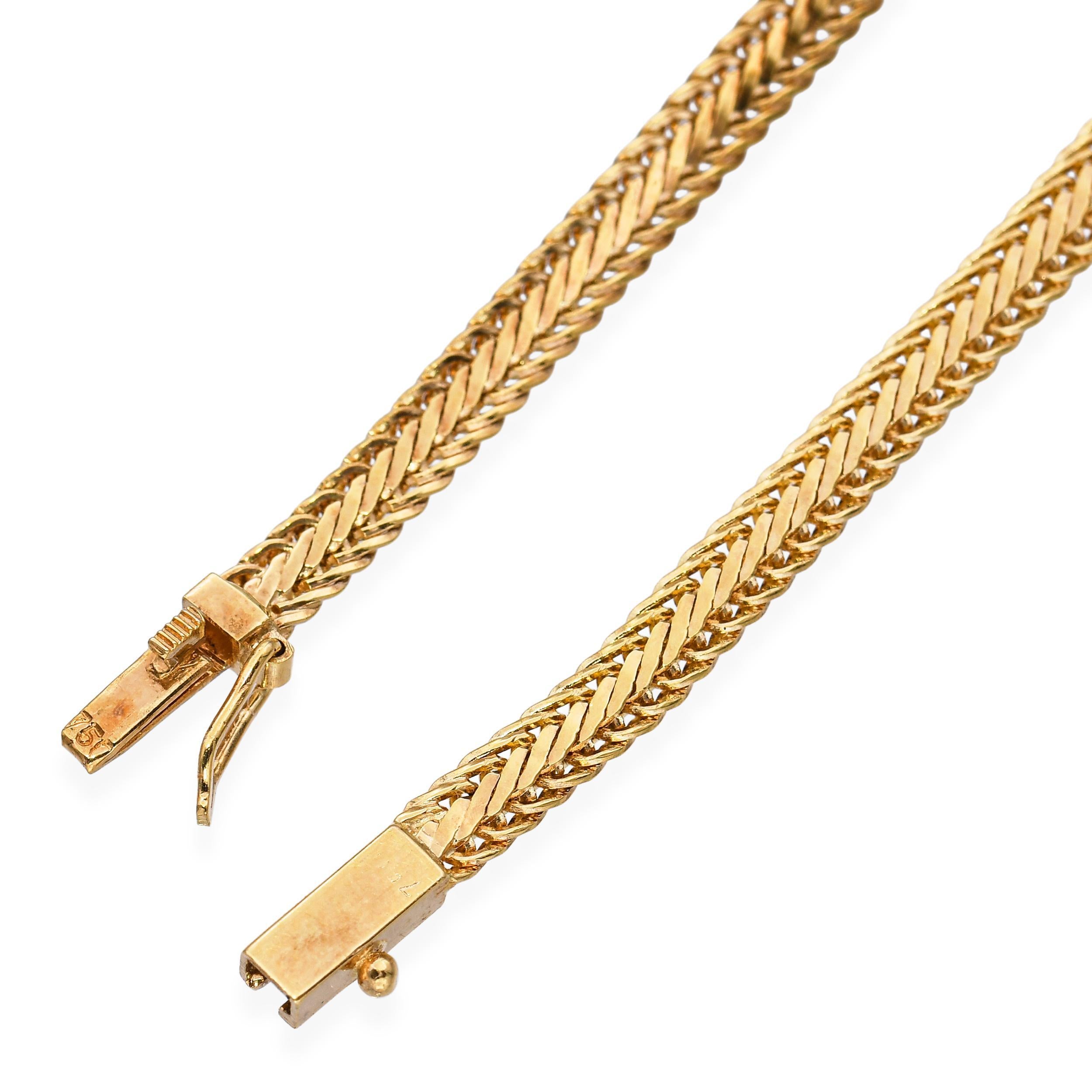 Collier en or jaune 18k composé de 4.55tcw rubis et 3.01tcw J VS diamant en vente 1
