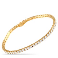 18K Gelbgold 4,99ct Diamant-Tennis-Armband MF08-072225