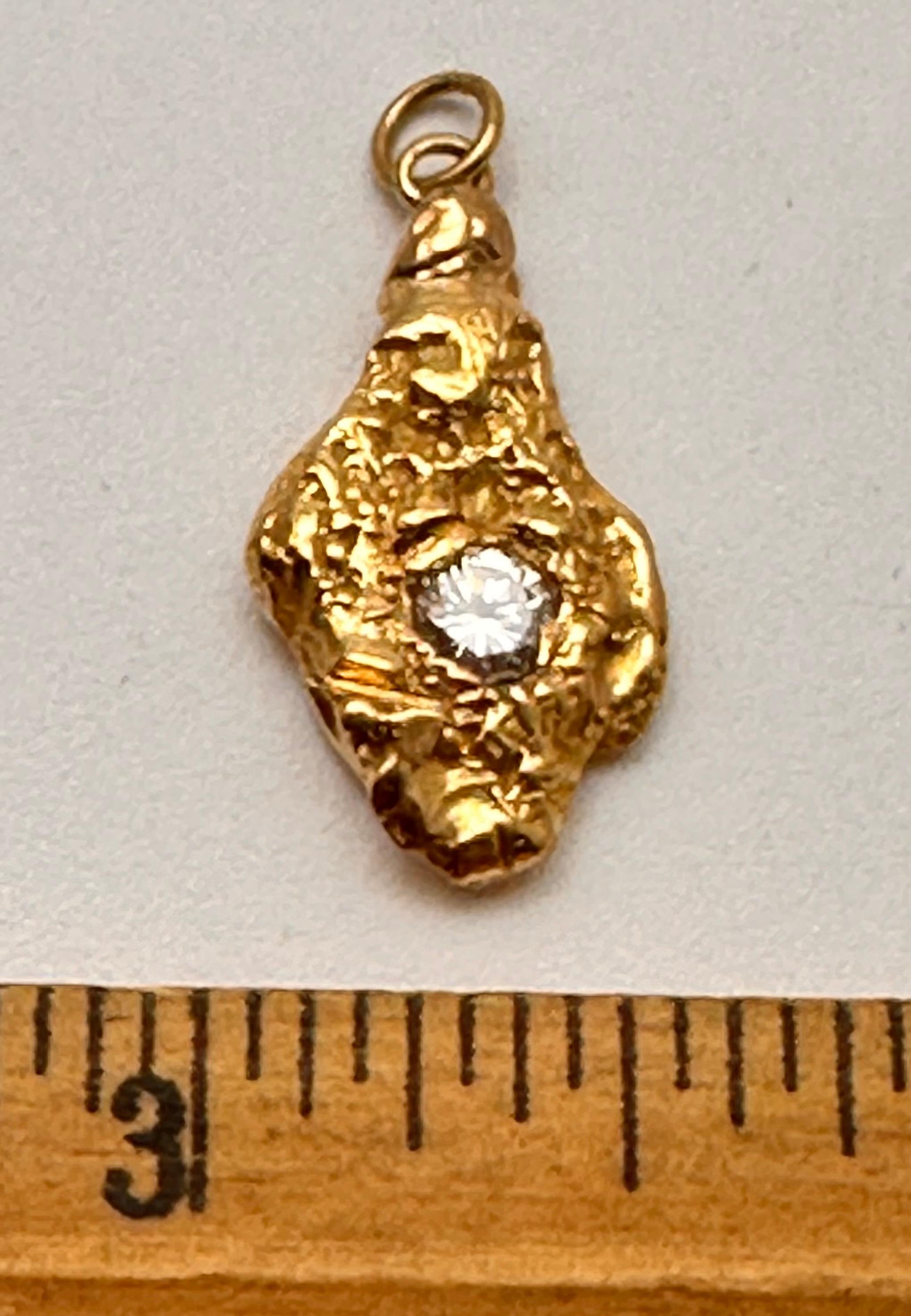 18k Yellow Gold 4mm Round Sparkly Diamond 1/2