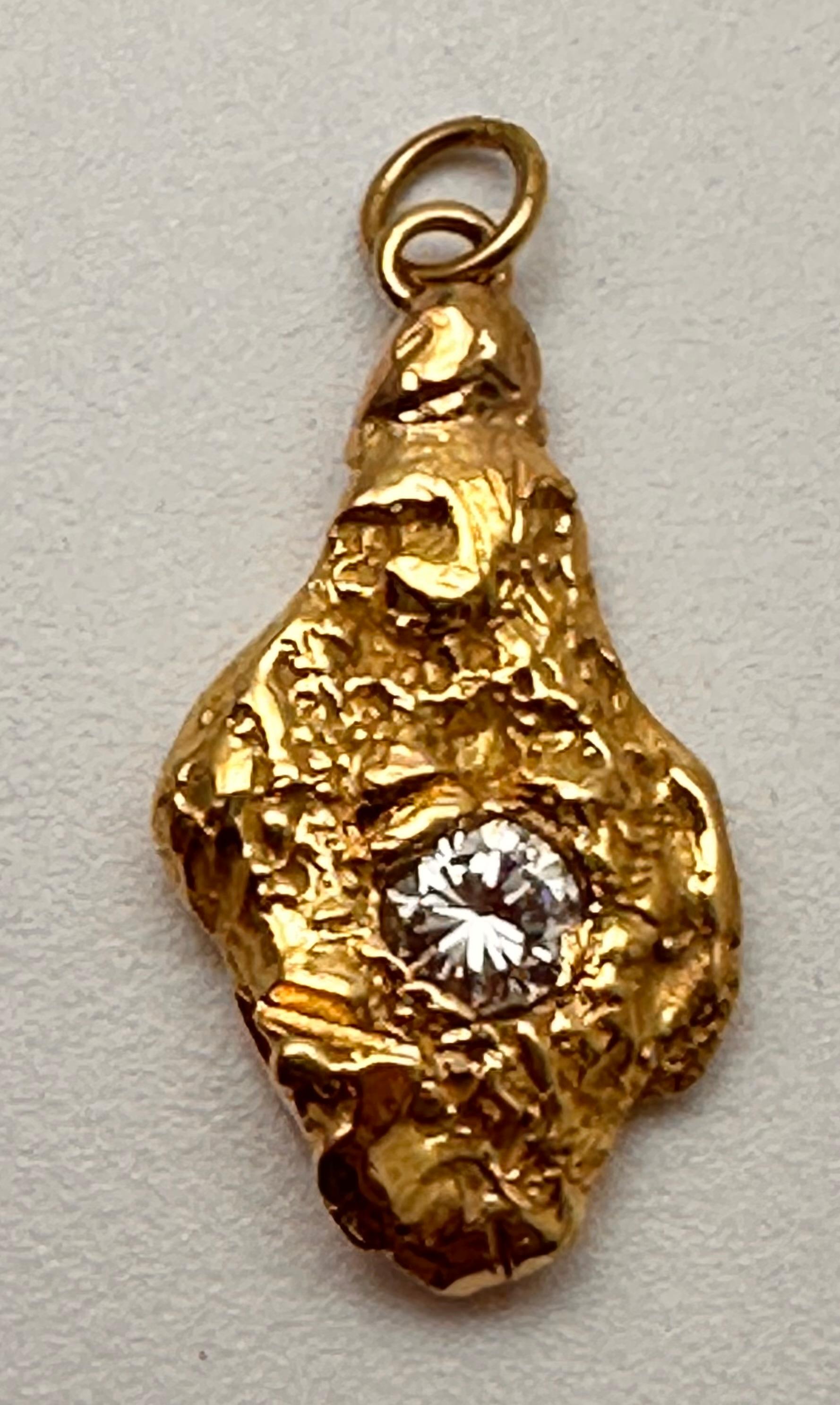 18k Yellow Gold 4mm Round Sparkly Diamond 1/2