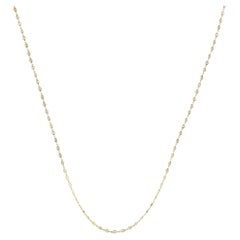 Collar de diamantes de oro amarillo de 18 quilates de 6,30 ct