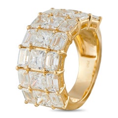 18K Yellow Gold 7.50ct Diamond Ring ALR-20759-Y