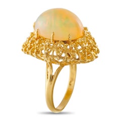 18K Yellow Gold 8.0ct Egyptian Opal Ring MF07-070826