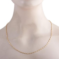 18K Yellow Gold 8.25ct Diamond Teardrop Line Necklace ANK-20720-32\