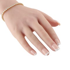 Bracciale tennis in oro giallo 18 carati con 8,44 carati di diamanti MF08-041526
