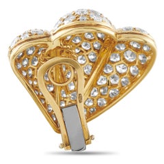 Pendientes de diamantes de oro amarillo de 18 quilates de 8,45 ct  MF18-012726