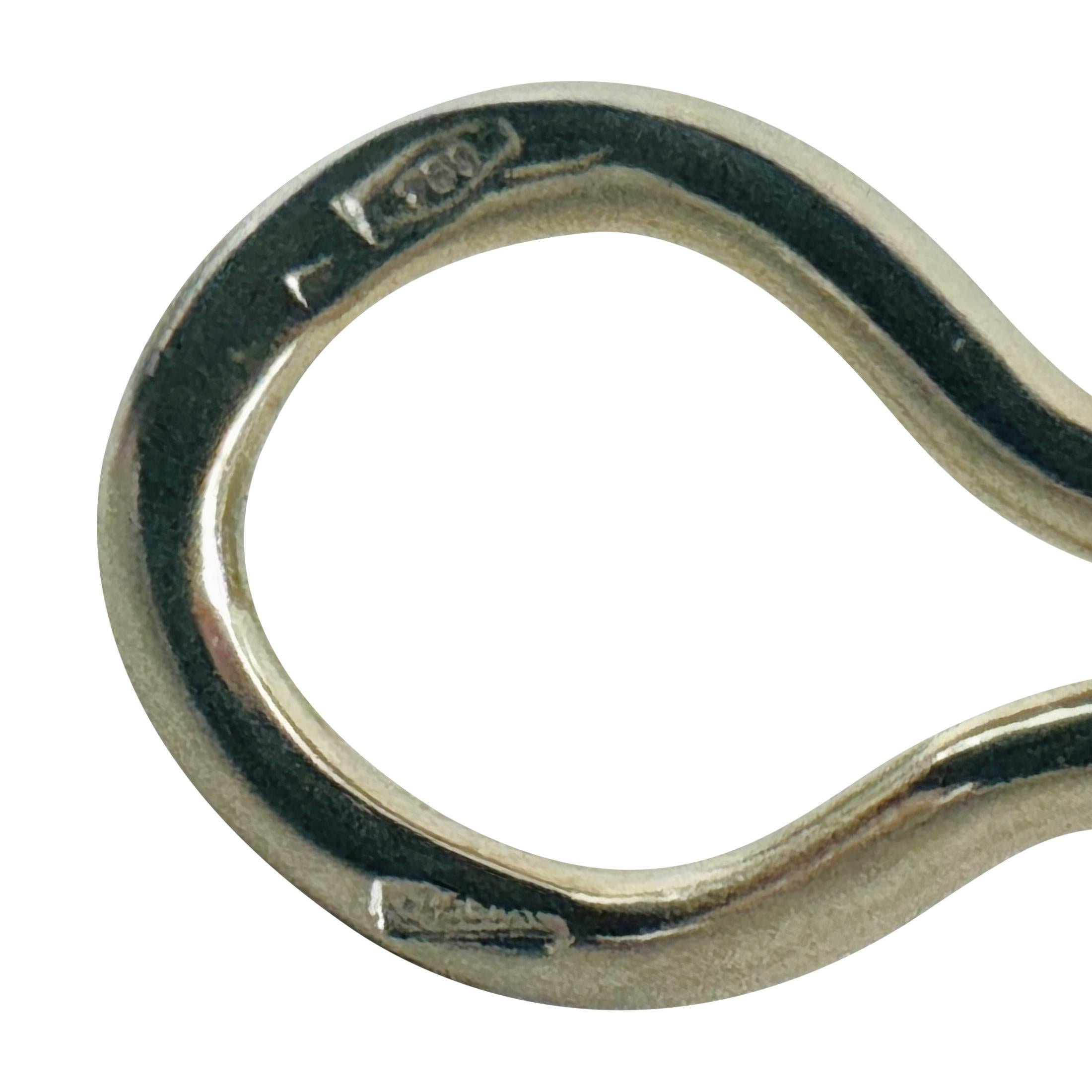 18k Gelbgold 8,9g massiv poliert Fancy Clip On Ohrringe Italien 1