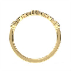 18K Yellow Gold Agnes Diamond Ring '1/16 Ct. Tw'