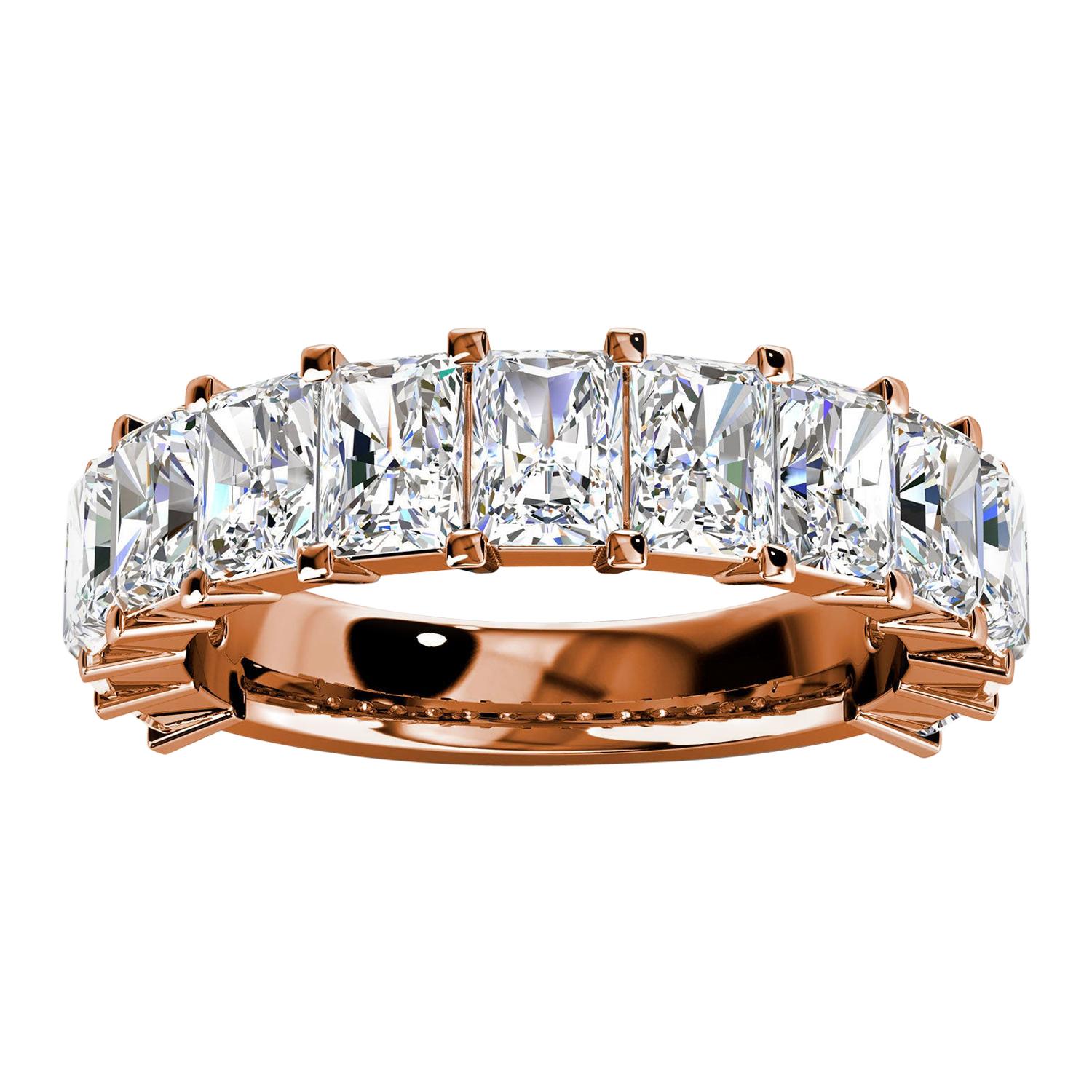18k Yellow Gold Alessia Royal Radiant Diamond Ring '6 Ct. tw' For Sale