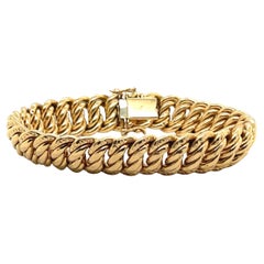 18K Yellow Gold American Chain Bracelet