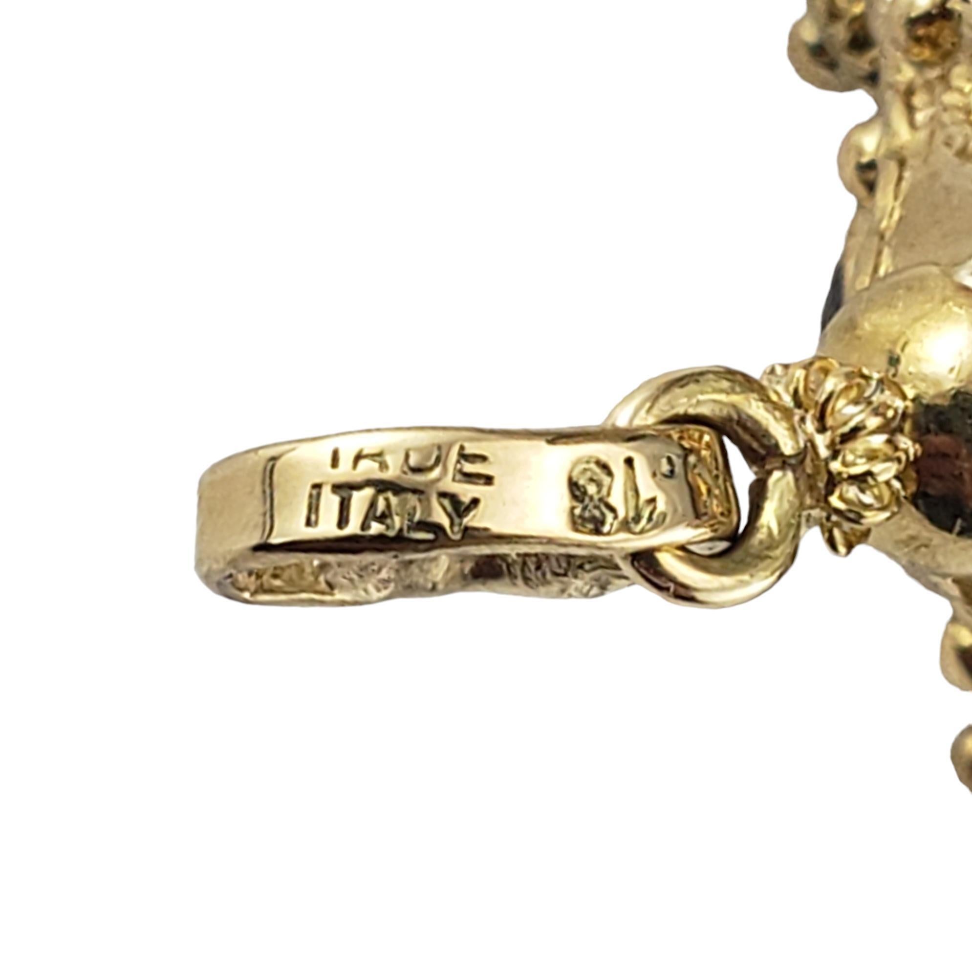 18K Yellow Gold and Amethyst Pill Box Pendant #18046 4