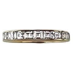 18K Yellow Gold and Diamond Band Ring Size 4.25 #25122
