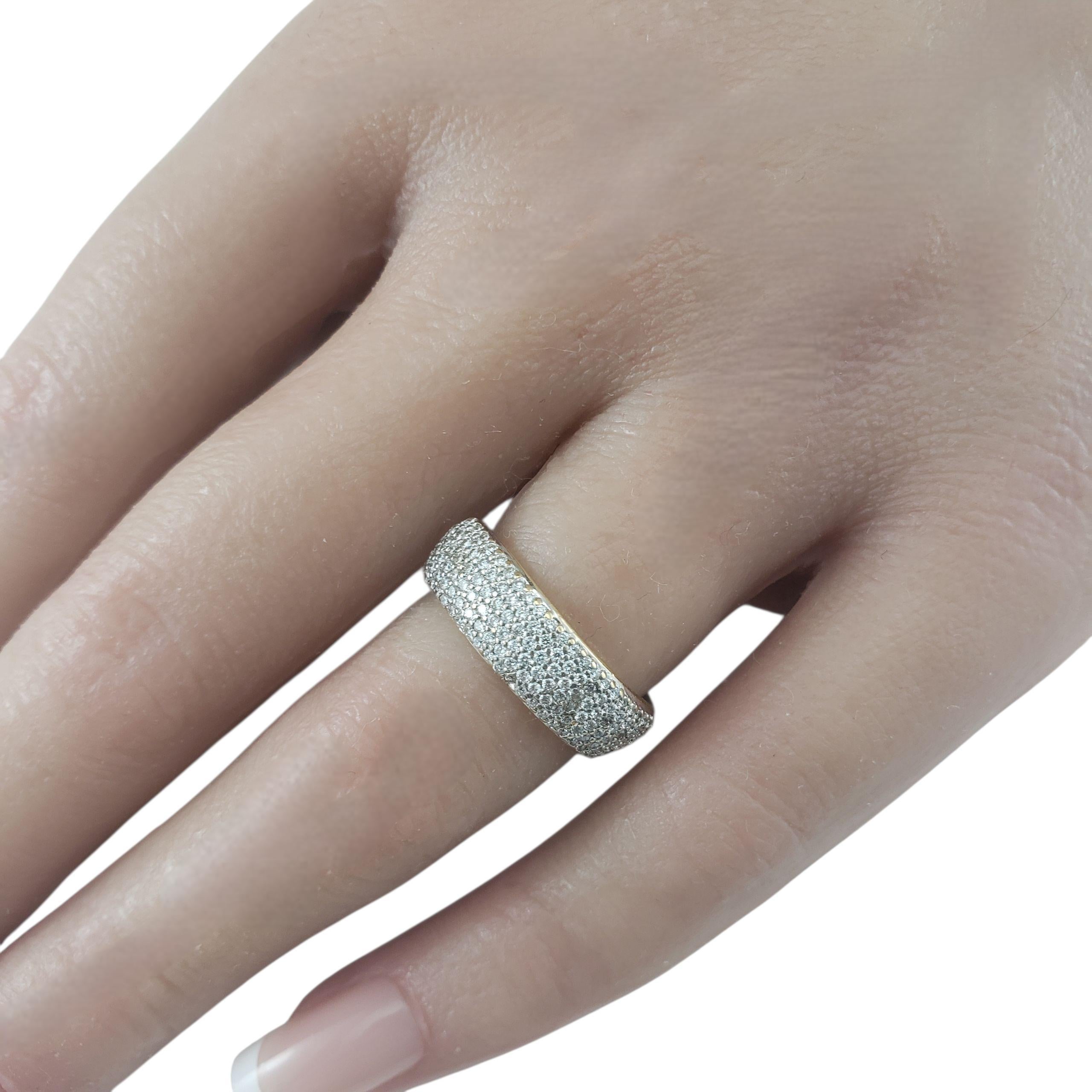 Bague en or jaune 18K et diamant Taille 5 #23349 en vente 1