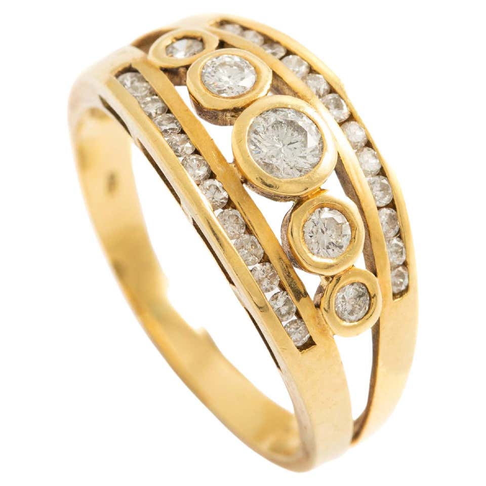 Snake Diamond Pink Gold 18k Ring For Sale at 1stDibs | xp 57 gold price ...