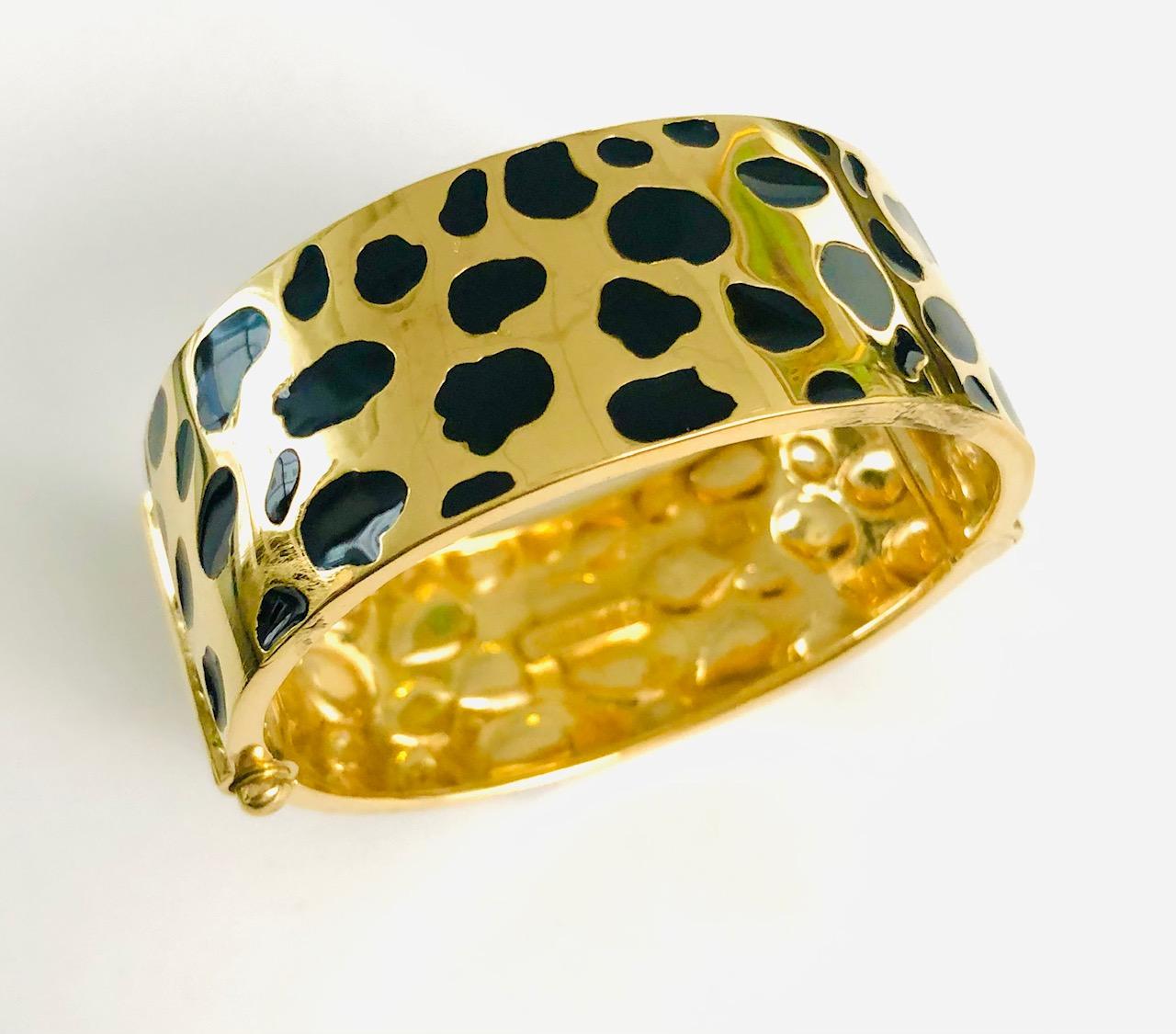 leopard bangle bracelet