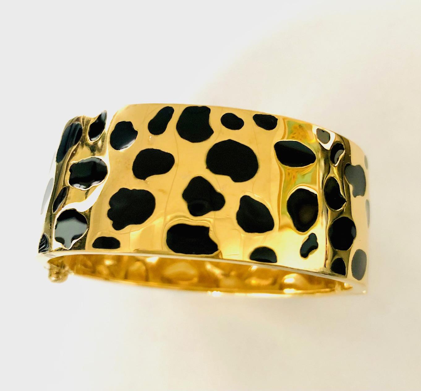 kate spade leopard bangle