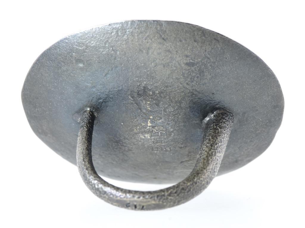 18K Yellow Gold and Sterling Silver Modernist ring by Harold O'Connor, c. 2000 For Sale 2