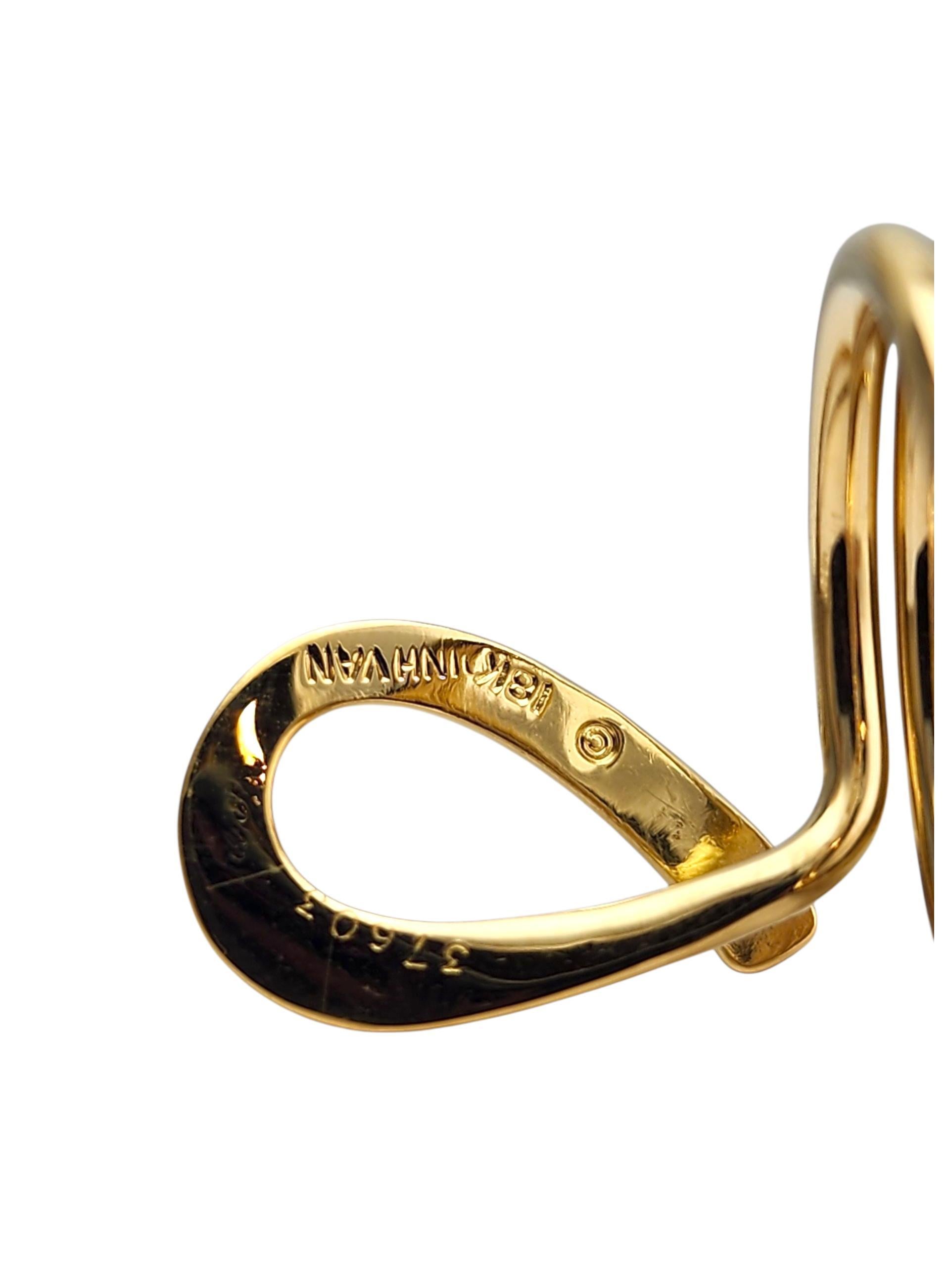 Anello con croce ANKH in oro giallo 18K #22850 in vendita 1
