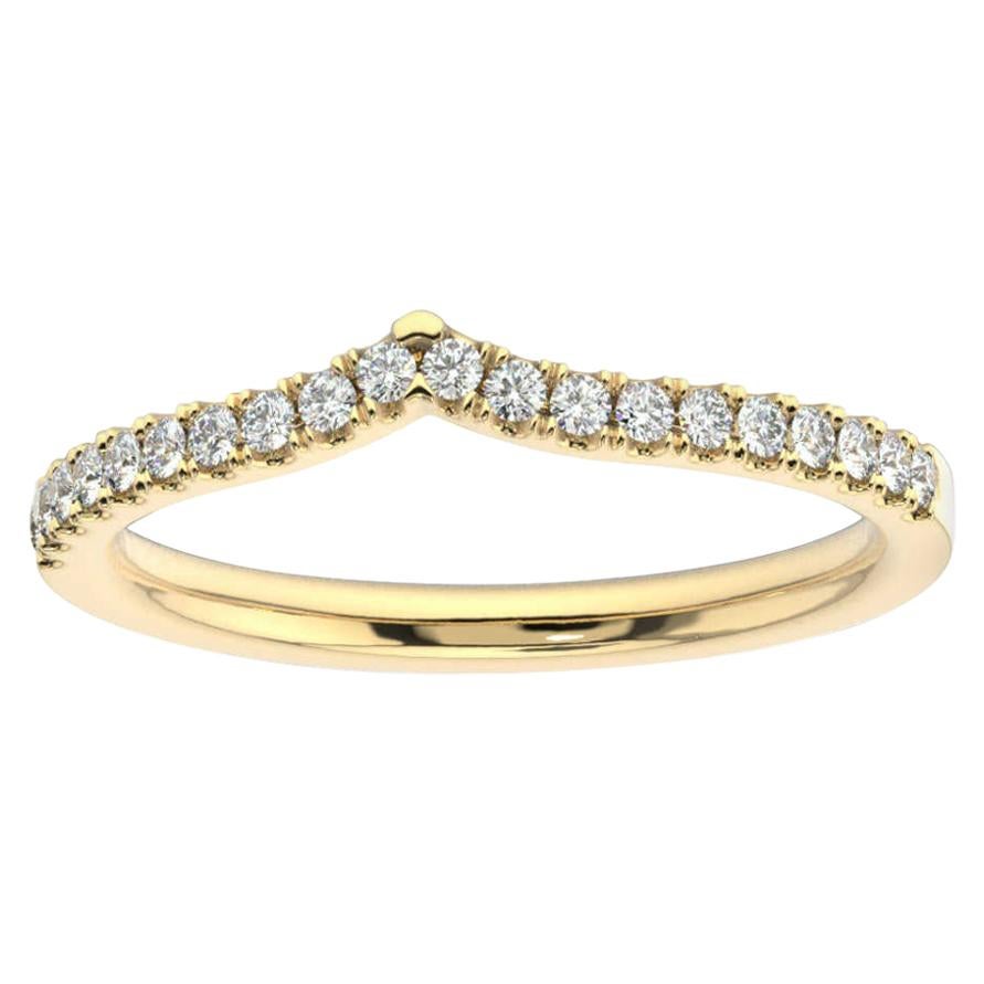 18k Yellow Gold Apuliana Diamond Ring '1/5 Ct. Tw' For Sale