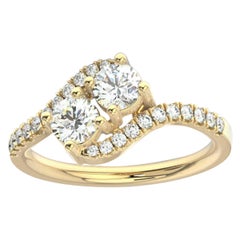 18K Yellow Gold Artemis Micro Prong Diamond Ring '1 Ct. tw'