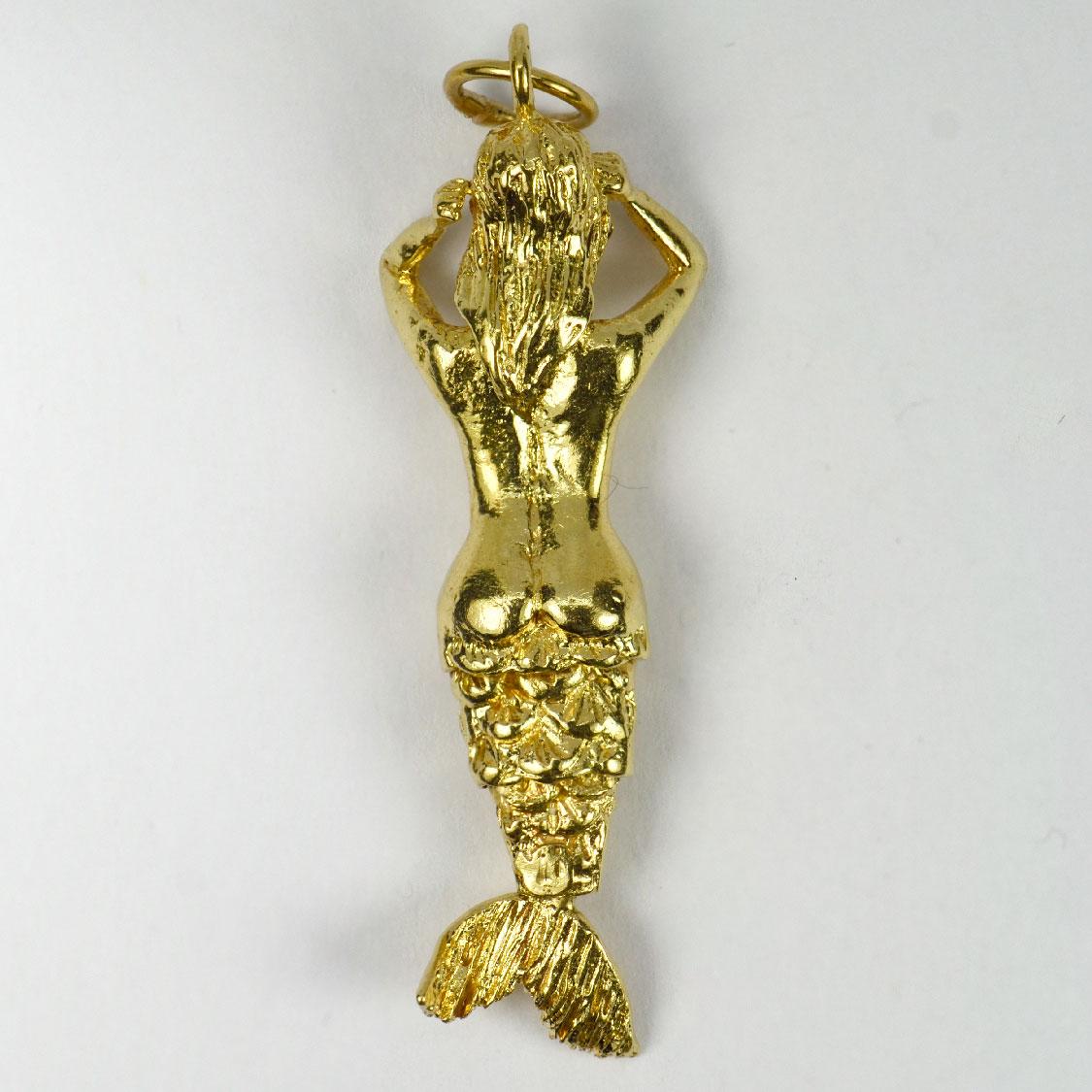 gold mermaid charm