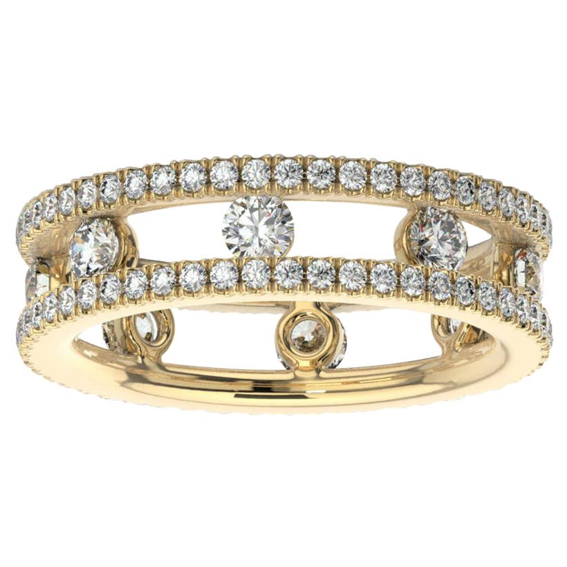 18K Yellow Gold Asti Eternity Ring '1 1/2 Ct. tw' For Sale