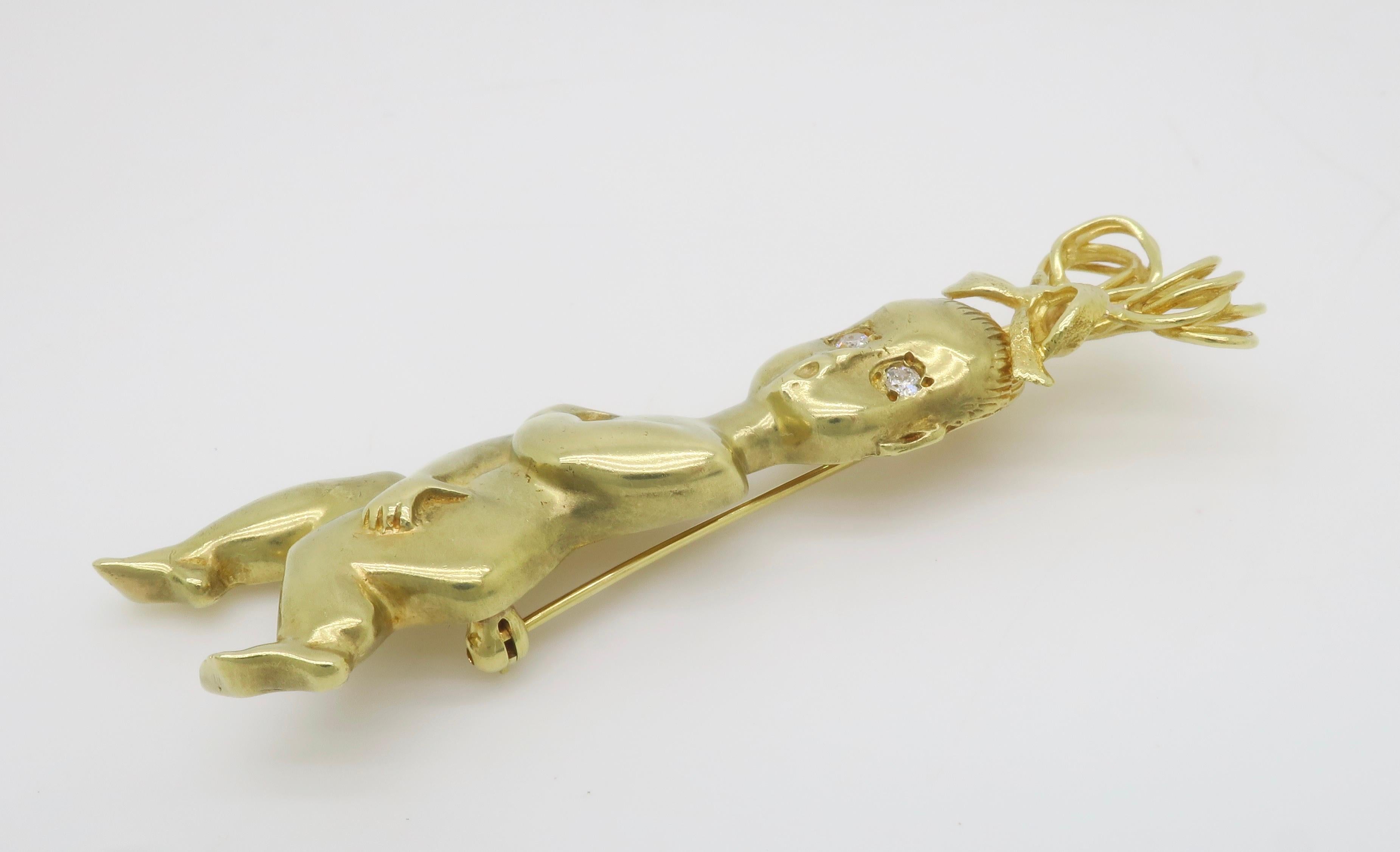 Women's or Men's 18k Yellow Gold 