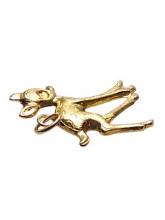 18K Yellow Gold Baby Deer Charm #25662