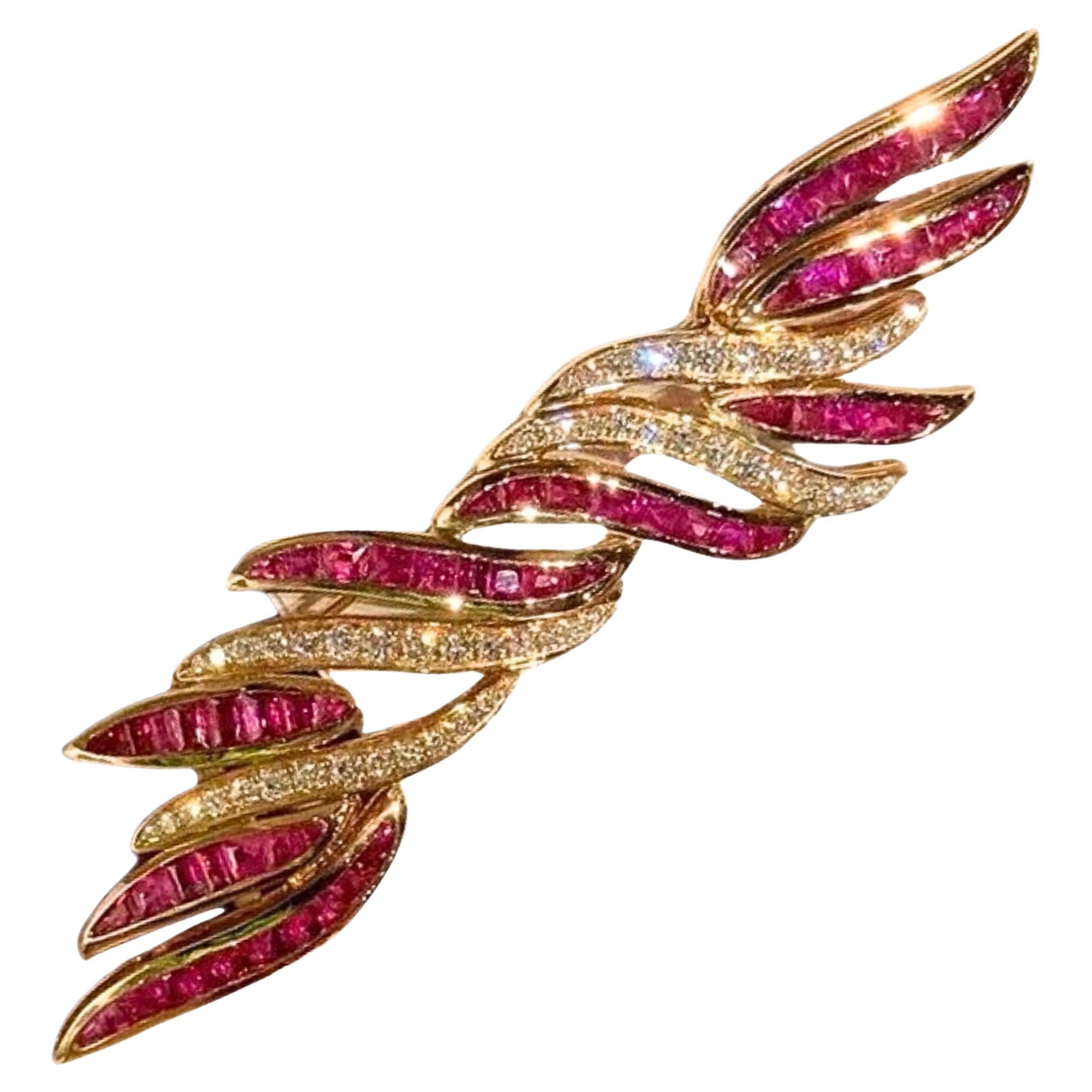 What is a feather in a diamond?