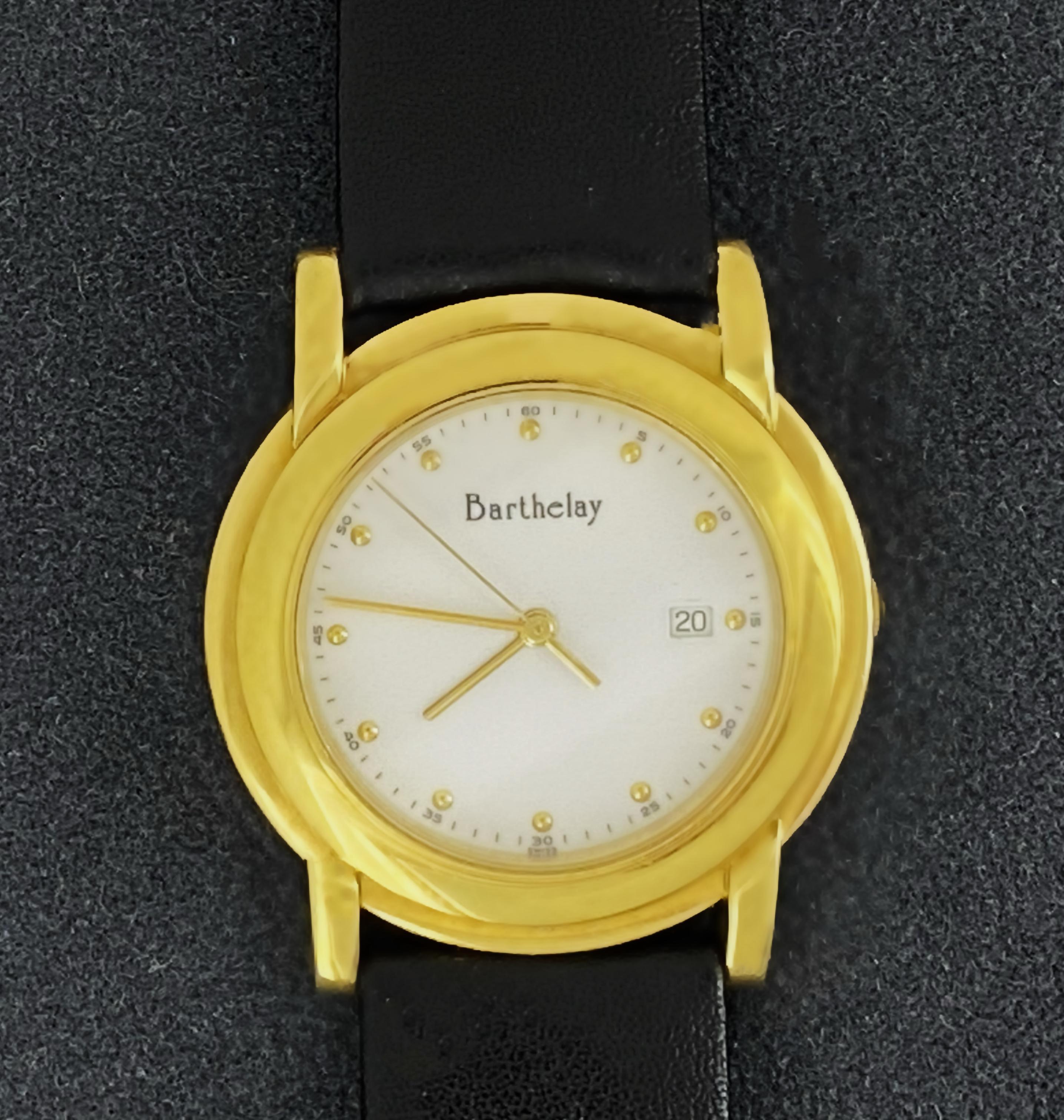 High-end Parisian jewellery house Barthelay 
was crafting watch cases for renowned brands like Cartier

Founded in 1931 by Alexis Barthelay, 
the company was built on a legacy of craftsmanship passed down from Alexis' father, 
a renowned French