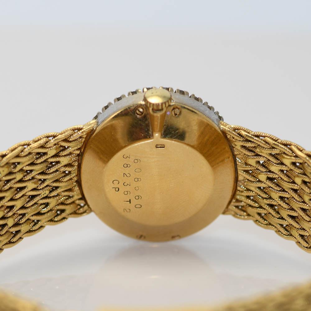 Women's or Men's 18K Yellow Gold Baume & Mercier Watch, 0.50TDW, 54.7gr For Sale