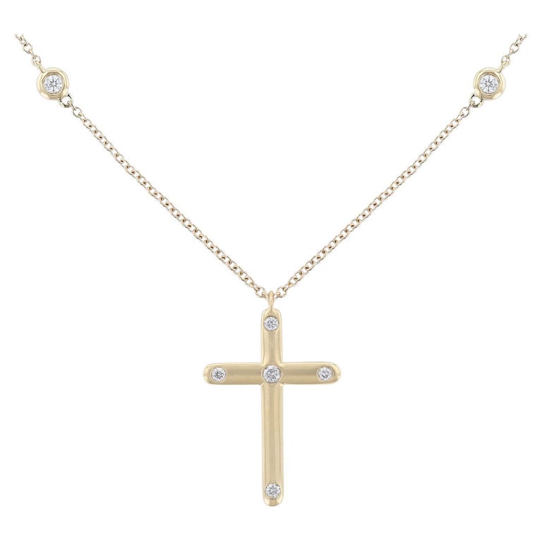 Collier En Or Jaune 18 Carats Avec Diamants (0.30 Ct) - Modèle 75875 - Occasion