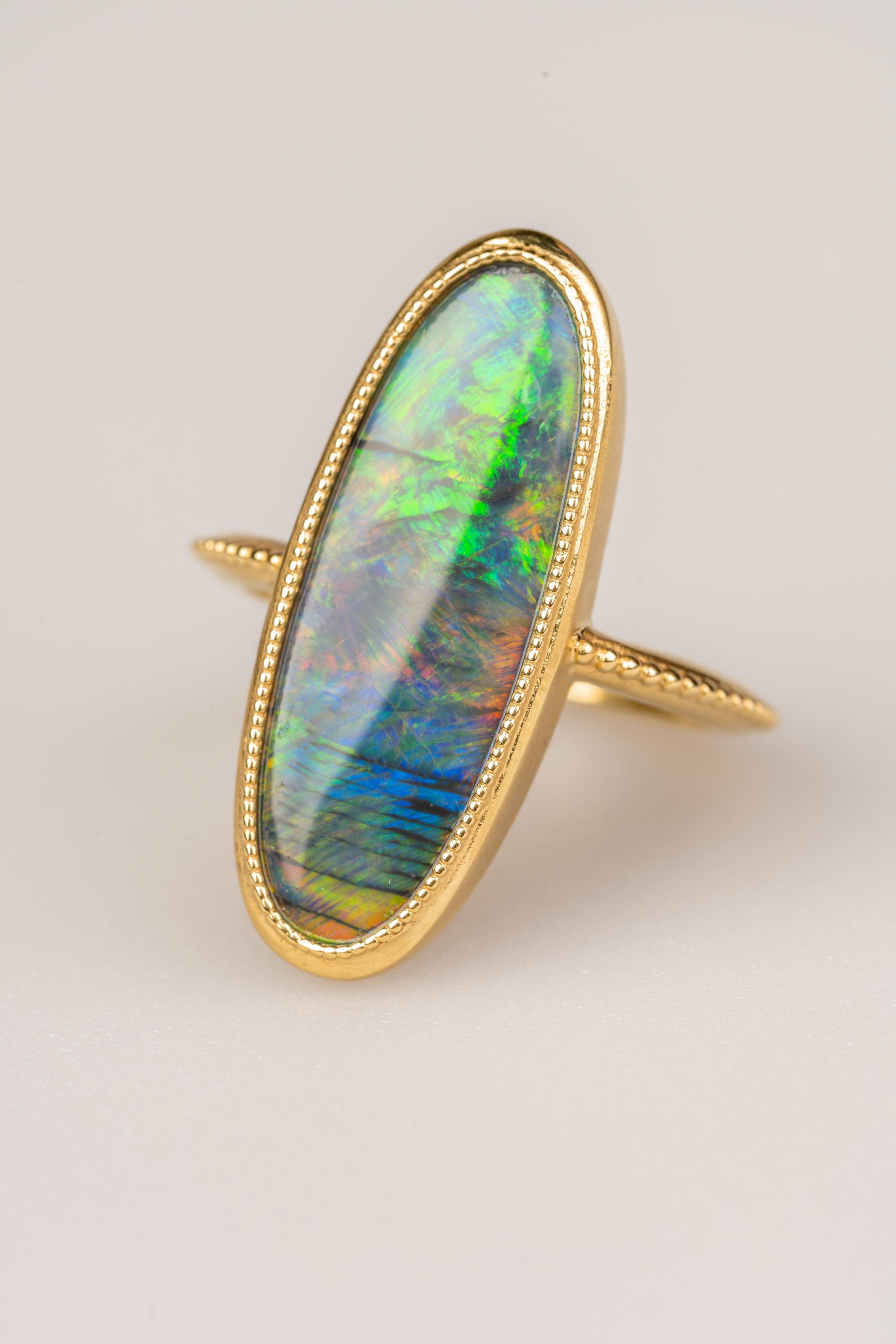 black opal rings for sale