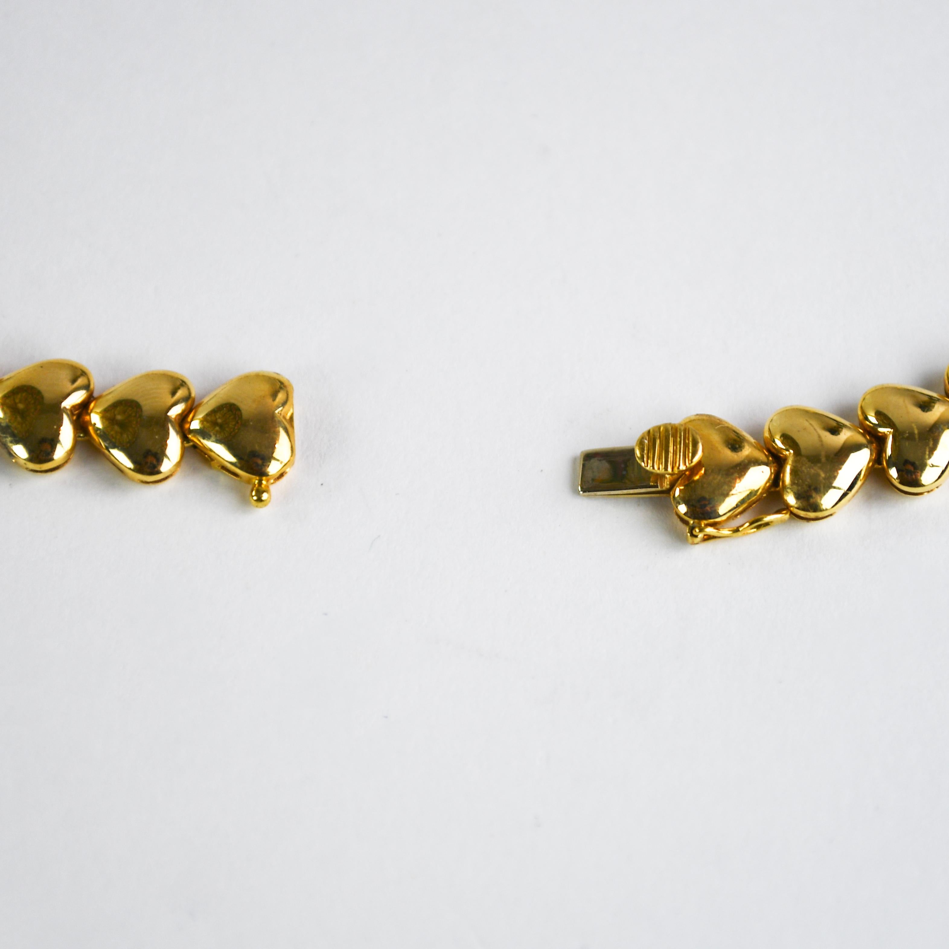 18K Yellow Gold Blue Sapphire & Diamond Jewelry Set For Sale 2