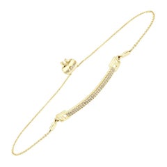 18K Gelbgold Diamant-Armband '1/2 Ct. tw'