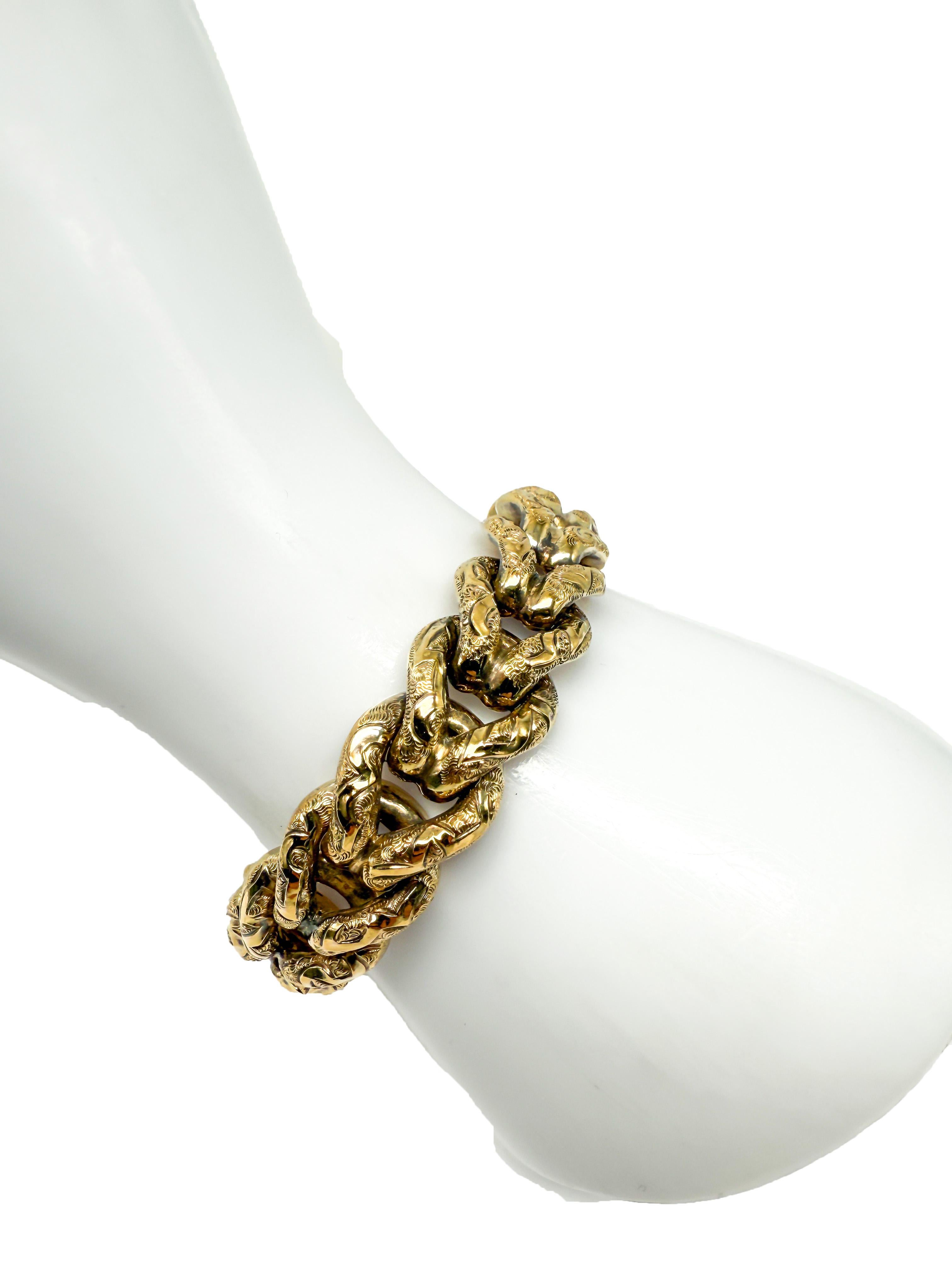 Victorien Bracelet en or jaune 18K en vente