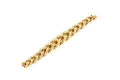 18 Karat Yellow Gold Braid Design Bracelet
