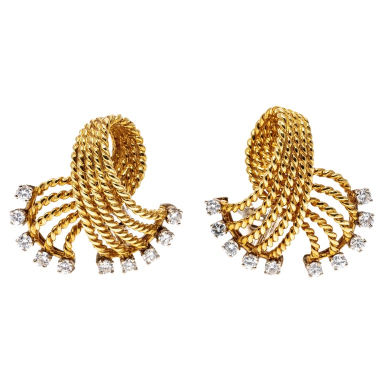 3 Tcw Diamond Earrings - 41 For Sale on 1stDibs