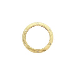 18k Yellow Gold Burnish Diamond Textured Grooved Knife Edge Stackable Band Ring