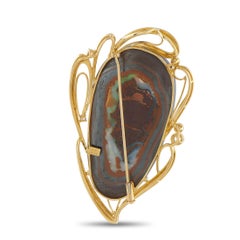 18K Yellow Gold Cameo Pendant MF13-110425