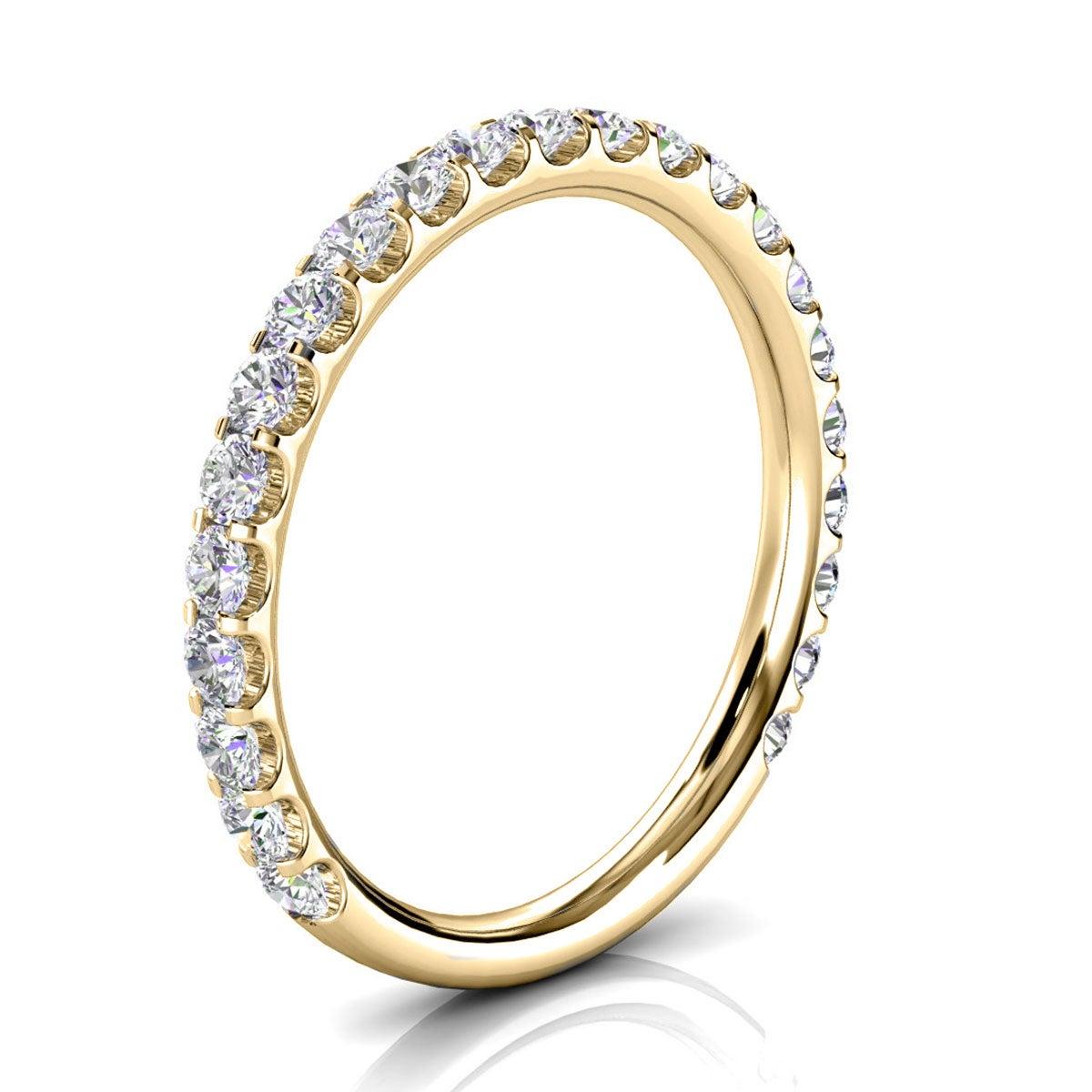 For Sale:  18k Yellow Gold Carole Micro-Prong Diamond Ring '1/2 Ct. tw' 2