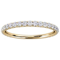 18K Yellow Gold Carole Micro-Prong Diamond Ring '1/3 Ct. Tw'