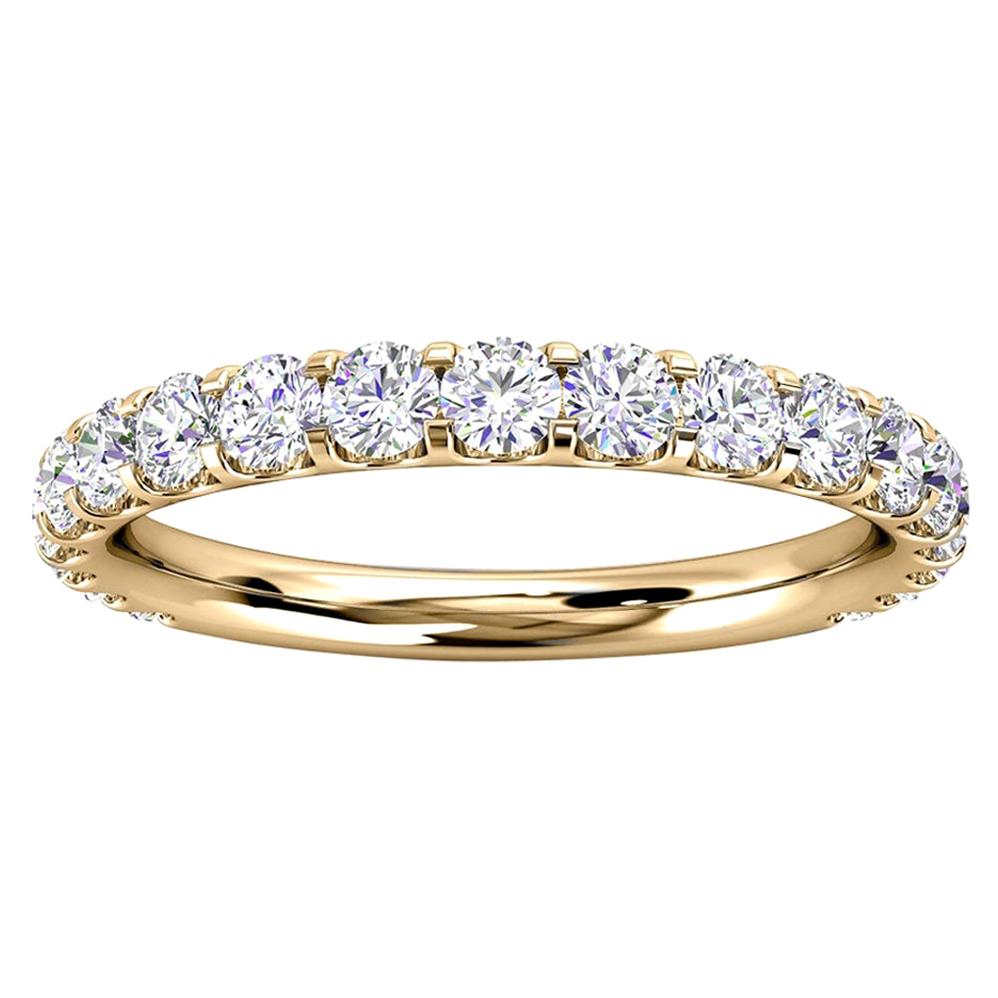 For Sale:  18k Yellow Gold Carole Micro-Prong Diamond Ring '3/4 Ct. Tw'