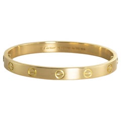 18K Yellow Gold Cartier Love Bracelet