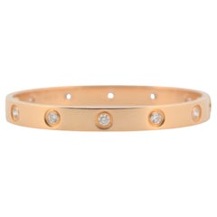 18K Yellow gold Cartier Love bracelet with diamonds full set