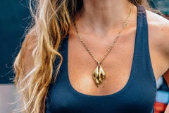 18K Yellow Gold Cartier Santos Link Chain Necklace